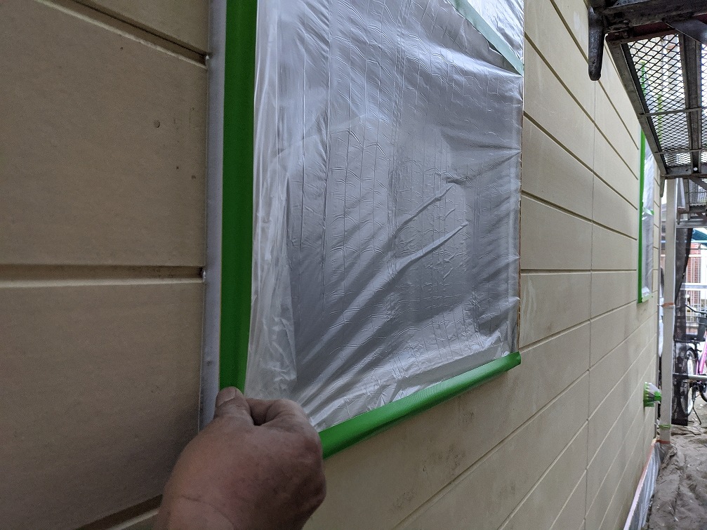 外壁塗装　屋根塗装　付帯部塗装　養生　保護