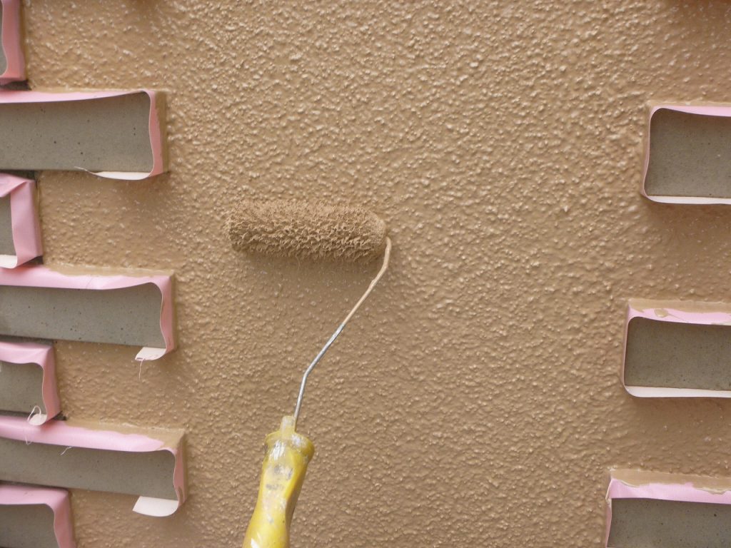 外壁塗装　外塀　上塗り　アレスダイナミックTOP