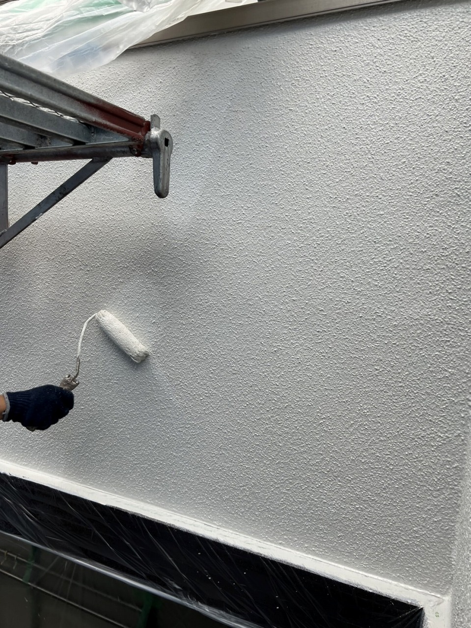 八千代市　外壁塗装　モルタル　上塗り　アレスダイナミックTOP