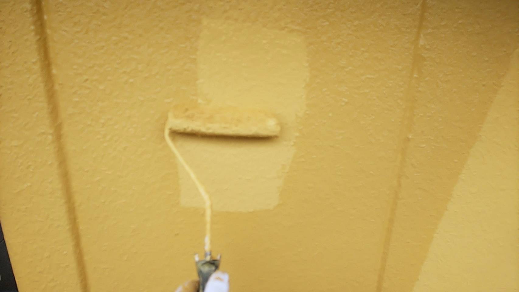 習志野市　外壁塗装　PC　上塗り　アレスダイナミックトップ