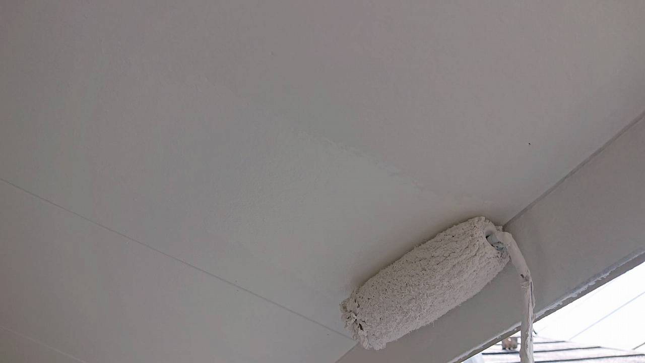 千葉市　付帯部塗装　軒天井　マルチエース
