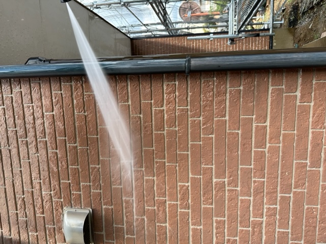 千葉市　外壁　高圧洗浄