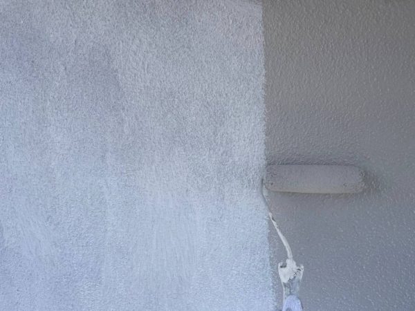 習志野市　外壁塗装　中塗り　アレスダイナミックTOP
