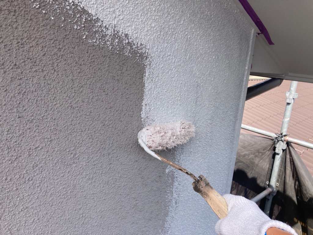 習志野市　外壁塗装　下塗り　アレスダイナミックフィラー