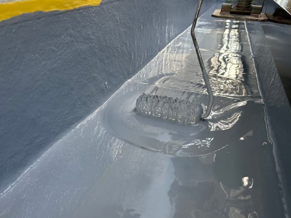 千葉市　アパート　ウレタン防水　上塗り　ウレタン樹脂