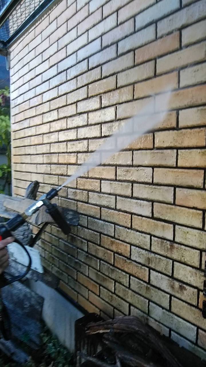 高圧洗浄　外壁