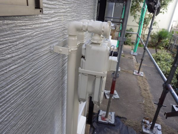 千葉市　検査　ガス管　外壁
