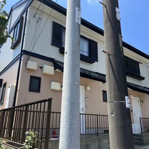 千葉市　アパート外壁塗装・下屋根塗装工事サムネイル